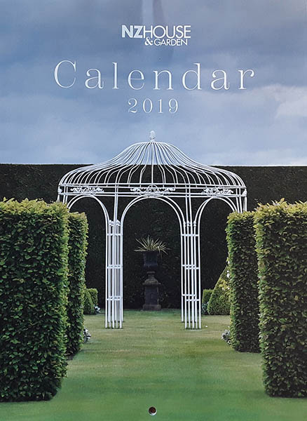 house and garden calendar2019